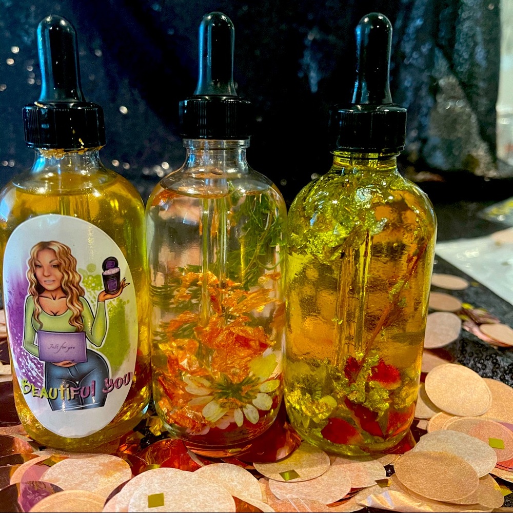 Handmade all natural face and body oils